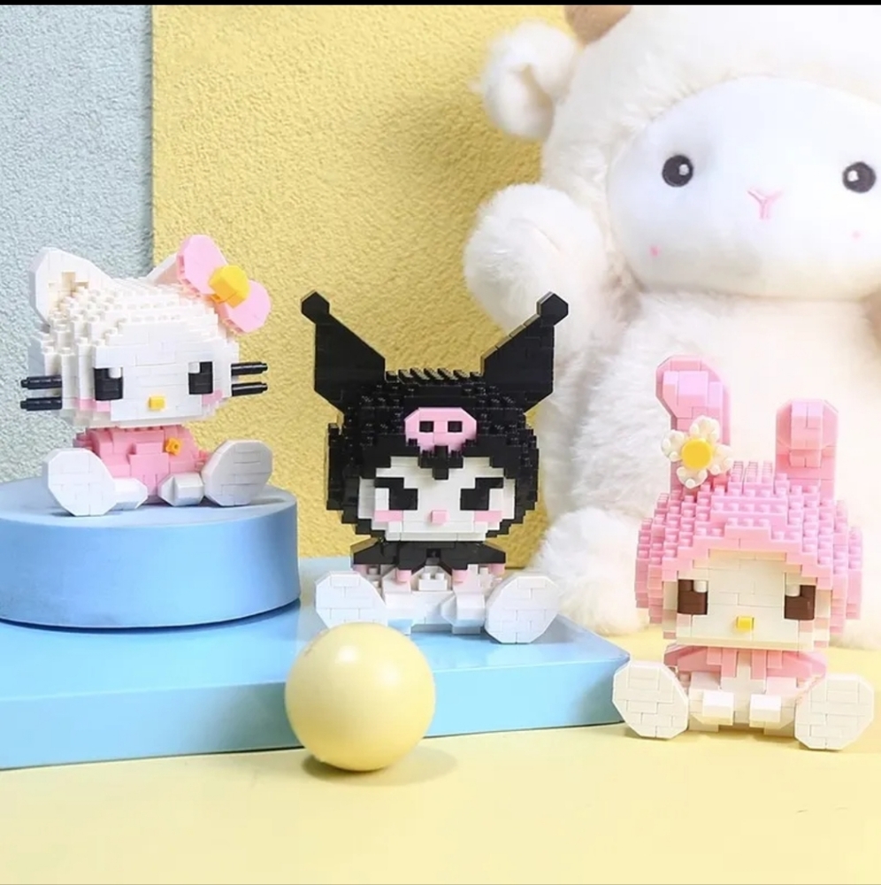 Kuromi Interlocking Bricks Set DIY - Picture 3 of 14